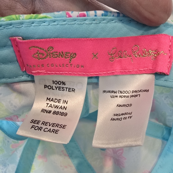Disney X Lilly Pulitzer Mickey Minnie Ball Cap Hat Adjustable - Picture 8 of 9